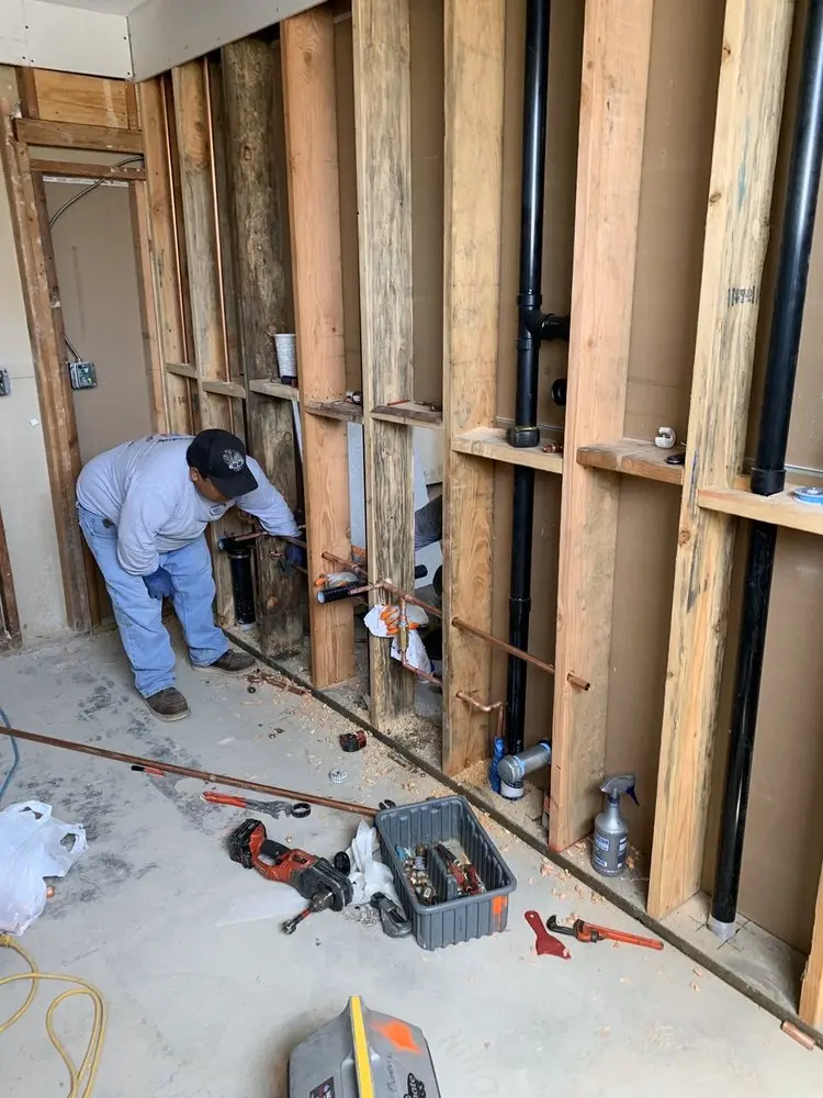 Commercial rough-in plumbing for Commercial Plumbing in Cedar Crest Manor